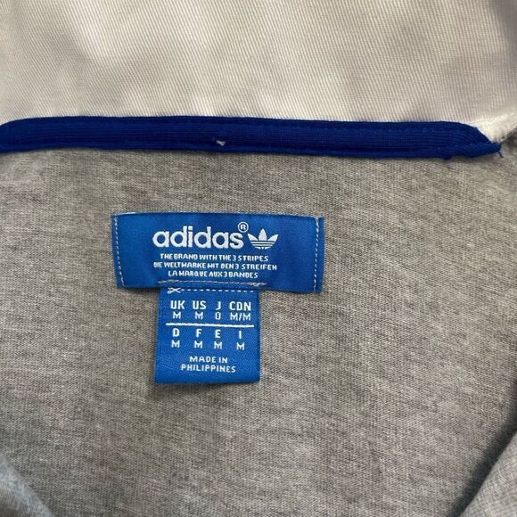 Adidas Men’s Colorblock Spell Out Polo Shirt Size Medium - Picture 3 of 6